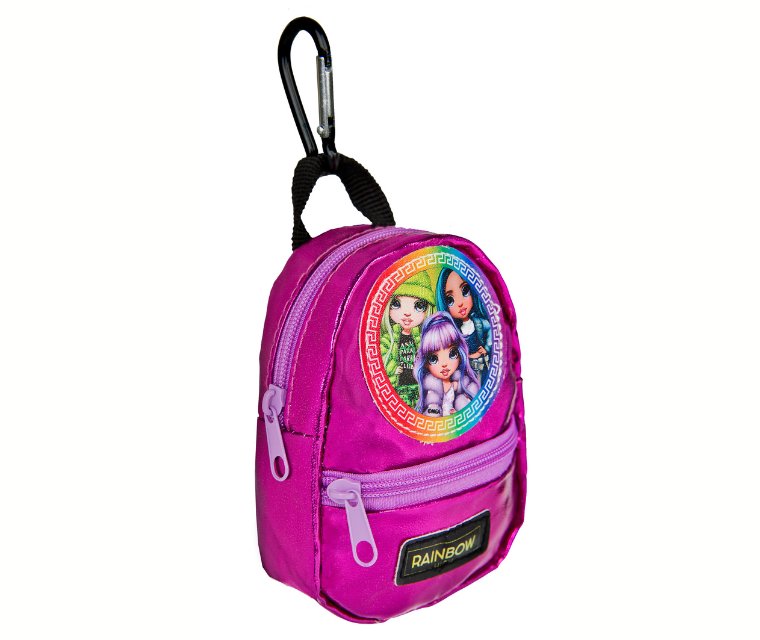 Brelok Mini Plecaczek Rainbow High Portfelik + Akcesoria