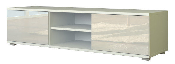 Szafka Rtv 120  Biała Połysk