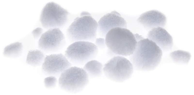 Brewis Pompon białe POM04 10.15.20.25 VB8119