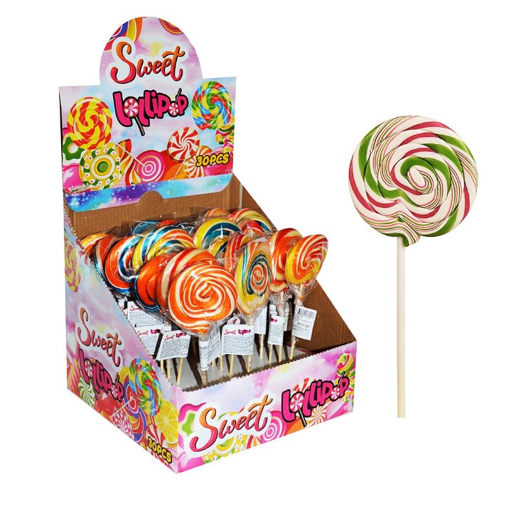 Sweet Lollipop, kolorowe lizaki, 30 sztuk