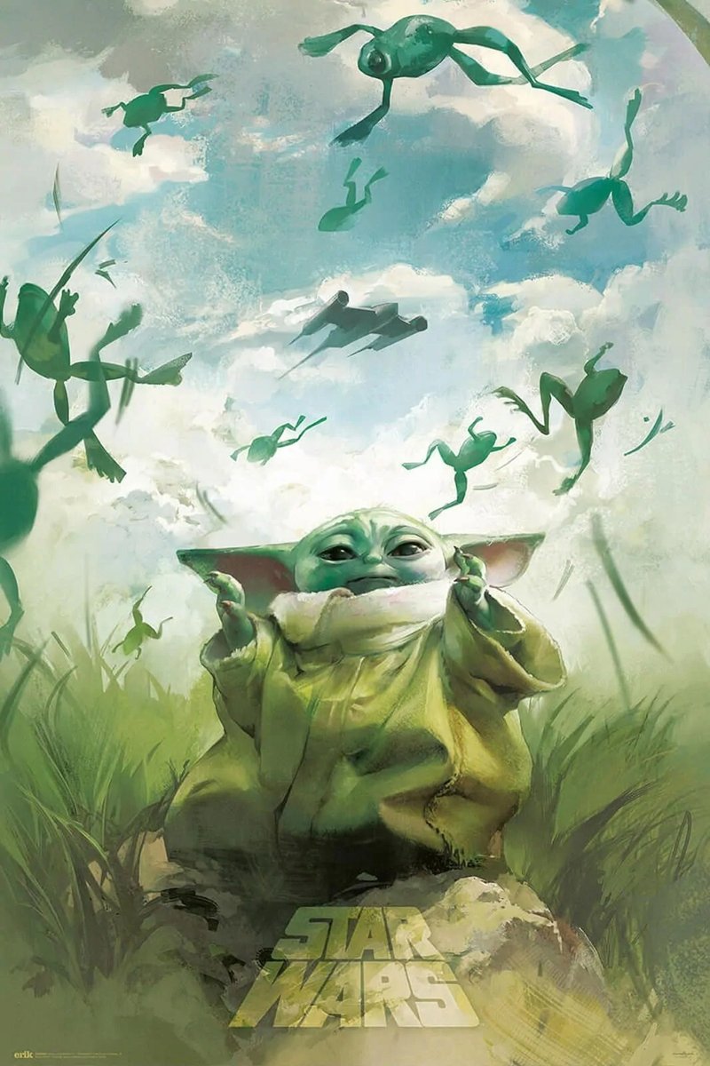 Plakat Star Wars Grogu Training Frog 61X91,5Cm / 5