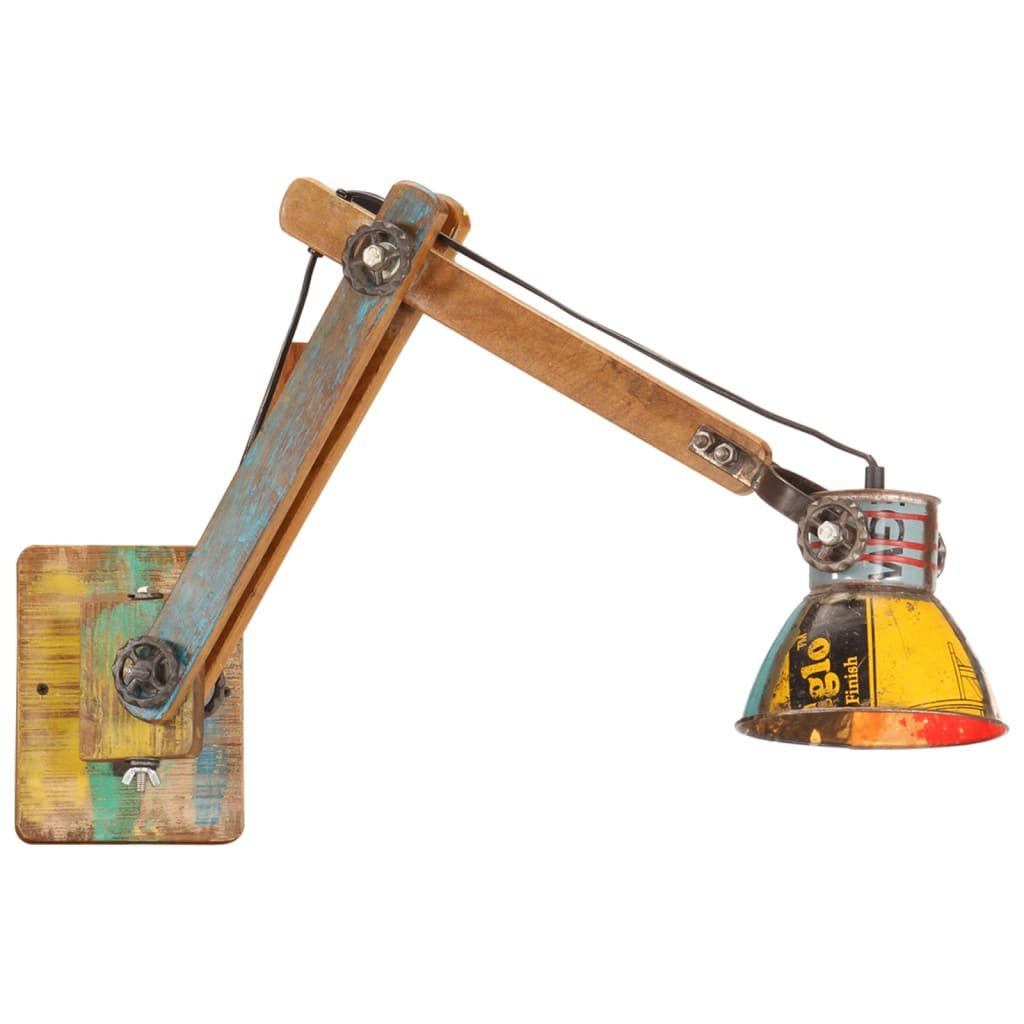 Lumarko Lampa ścienna w industrialnym stylu, kolorowa, okrągła, E27