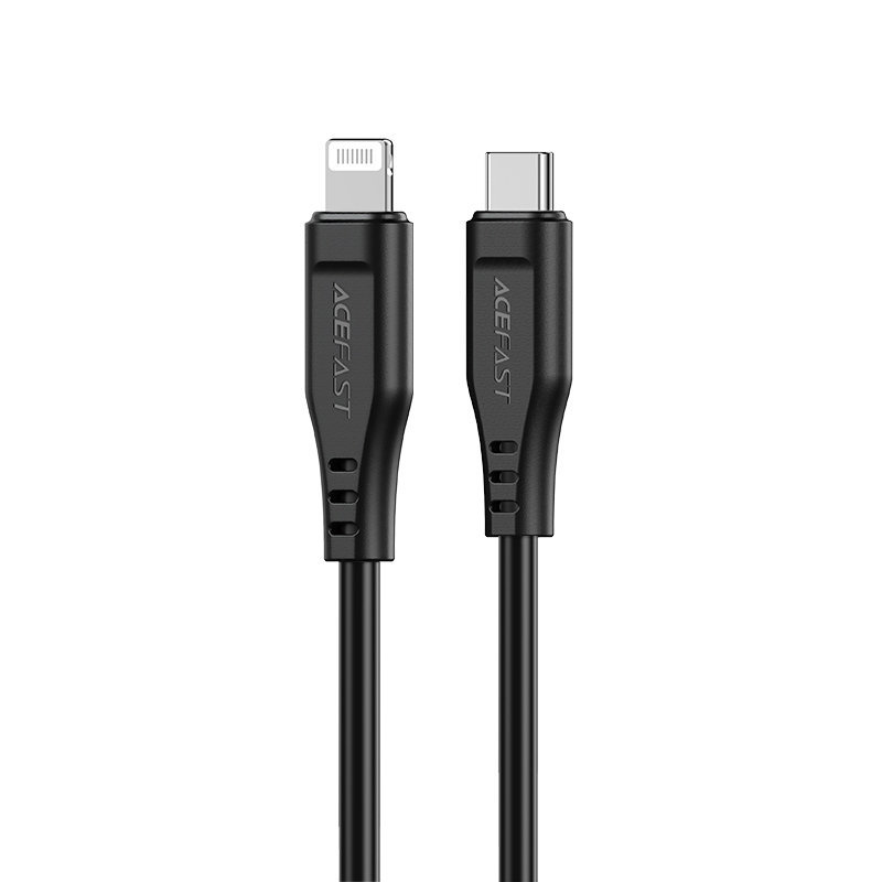Acefast kabel MFI USB Typ C - Lightning 1,2m, 30W, 3A czarny C3-01-C-L black