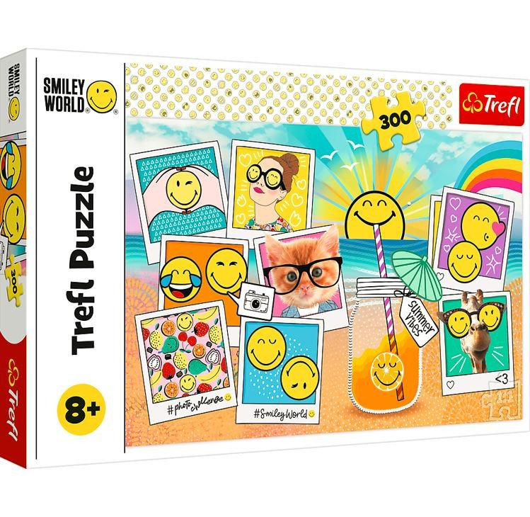 Puzzle 300 Smiley na wakacjach TREFL