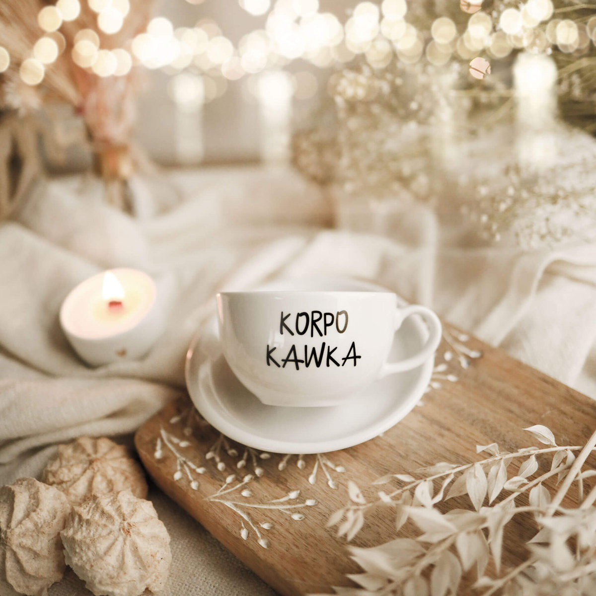 Filiżanka 250 Ml Ze Spodkiem, Korpo Kawka