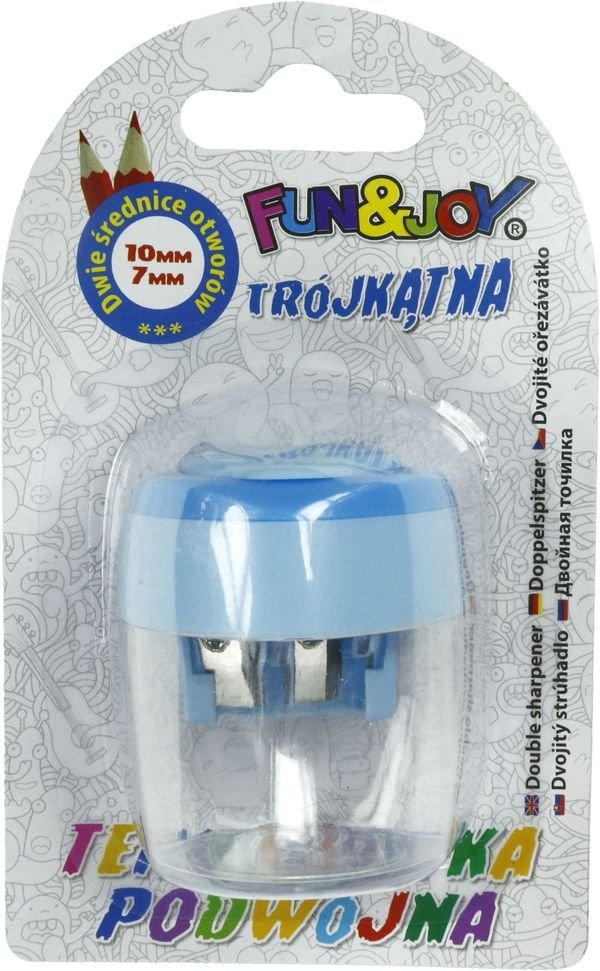 Hasta Temperówka podwójna trójkątna Fun&Joy
