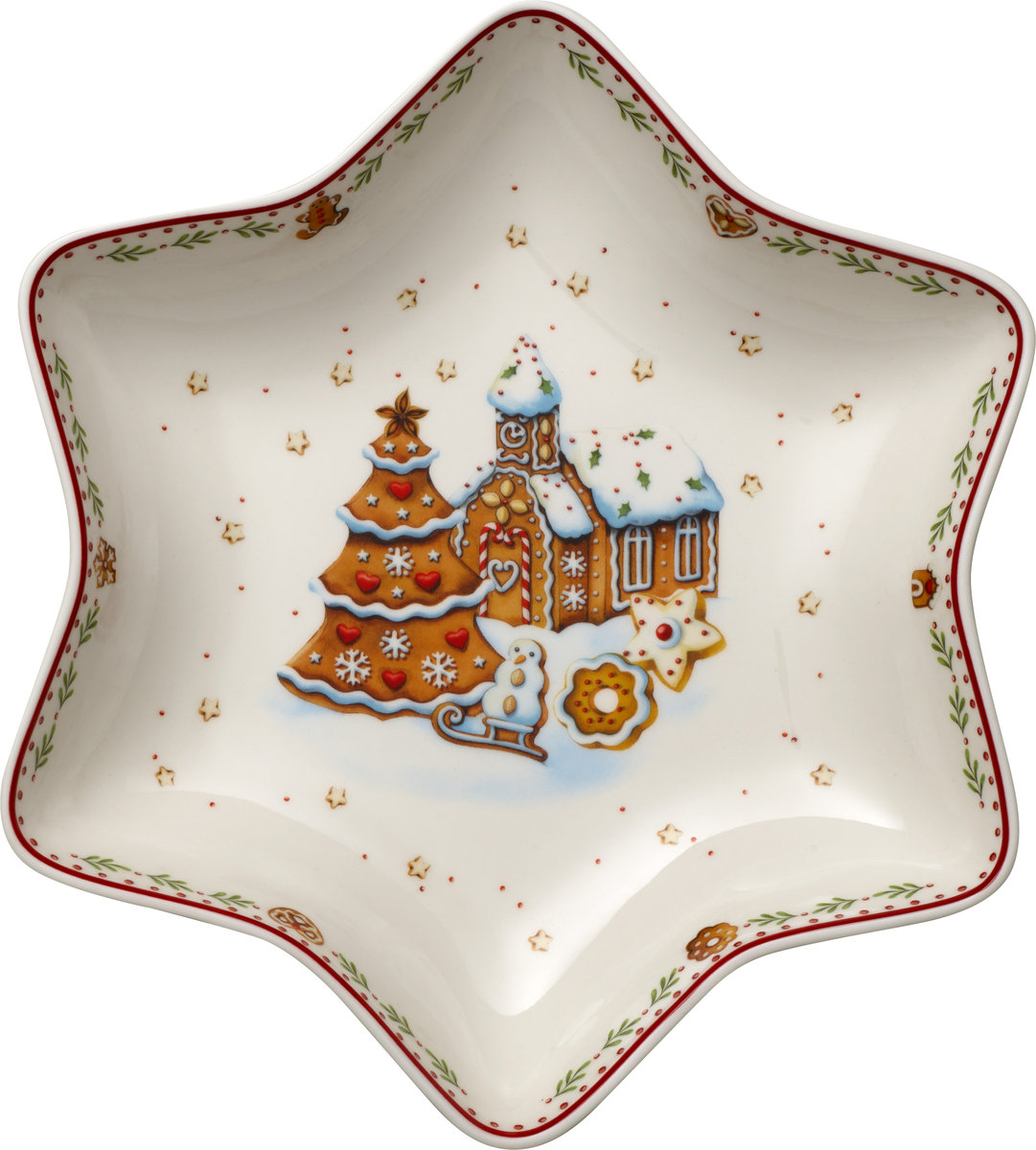 Miska-Gwiazda Piernikowa Wioska (24,5 Cm) Winter Bakery Delight Villeroy & Boch