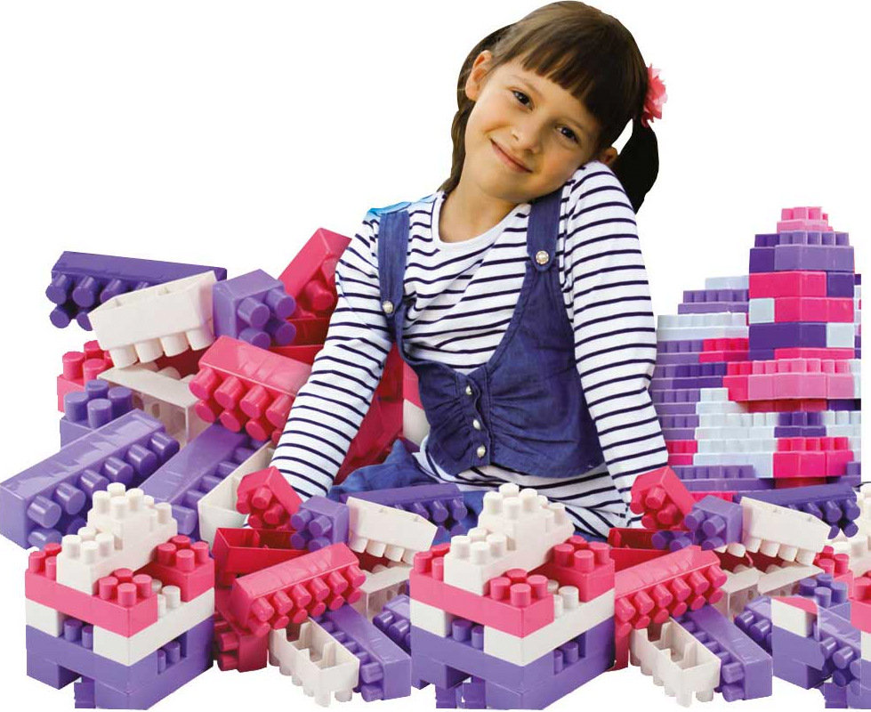 Klocki Duże Plastikowe Zestaw, 200 el.
