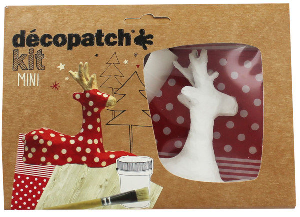 Decopatch Art déco Patch zestaw do majsterkowania z masy papierniczej, wielokolorowa KIT018O