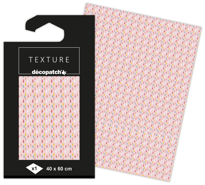Papier Do Decoupage Teksturowany 40 X 60 Cm Td784 C, Decopatch