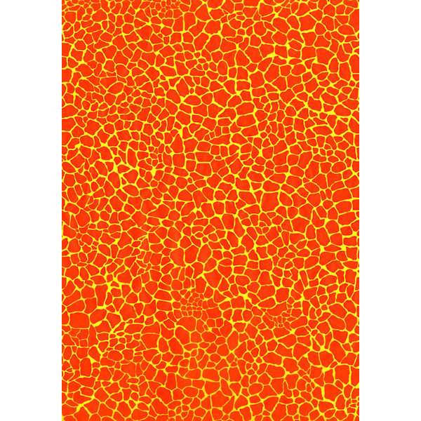 Papier Do Decoupage Skóra Gada (Pomarańczowo - Żółta) 30 X 40 Cm Fda532, Decopatch