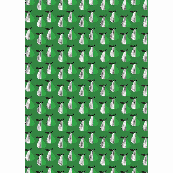 Papier Do Decoupage Gruszki Stylizowane Na Zielonym 30 X 40 Cm Fda721, Decopatch