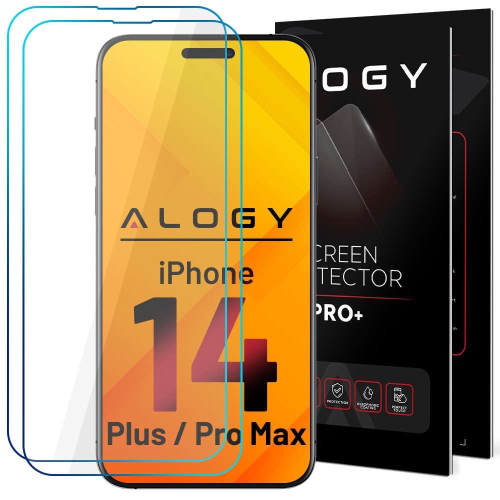 Zdjęcia - Szkło / folia ochronna Alogy 2x Szkło hartowane 9H  ochrona na ekran do Apple iPhone 14 Plus/ 14 P 