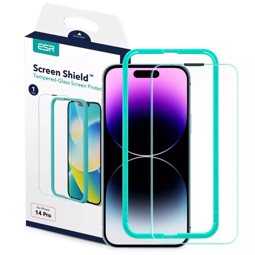 Szkło hartowane ESR Screen Shield do Apple iPhone 14 Pro Przezroczysty