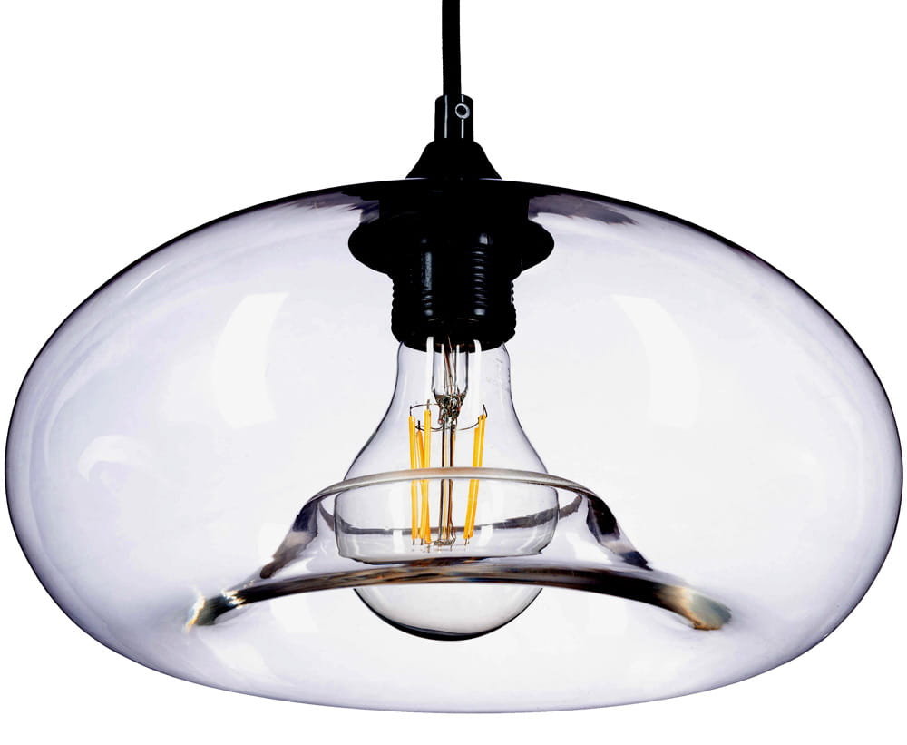 Lampa wisząca szklana CAIRO przezroczysta