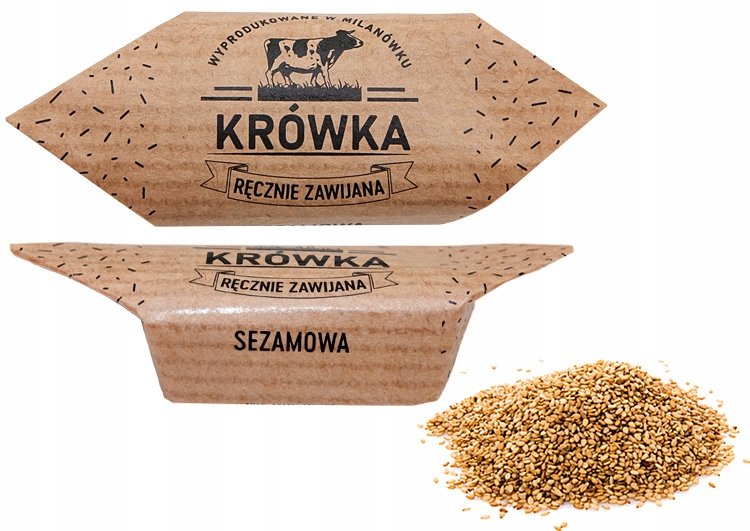 Krówki Ciągutki Sezamowe 0,5Kg