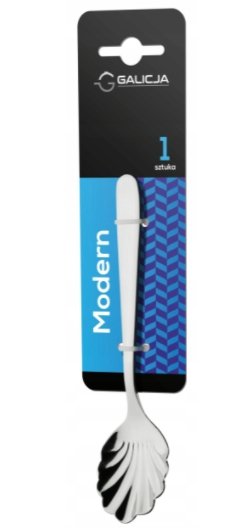 Łyżeczka Do Cukru Modern 1 Szt. Srebrna
