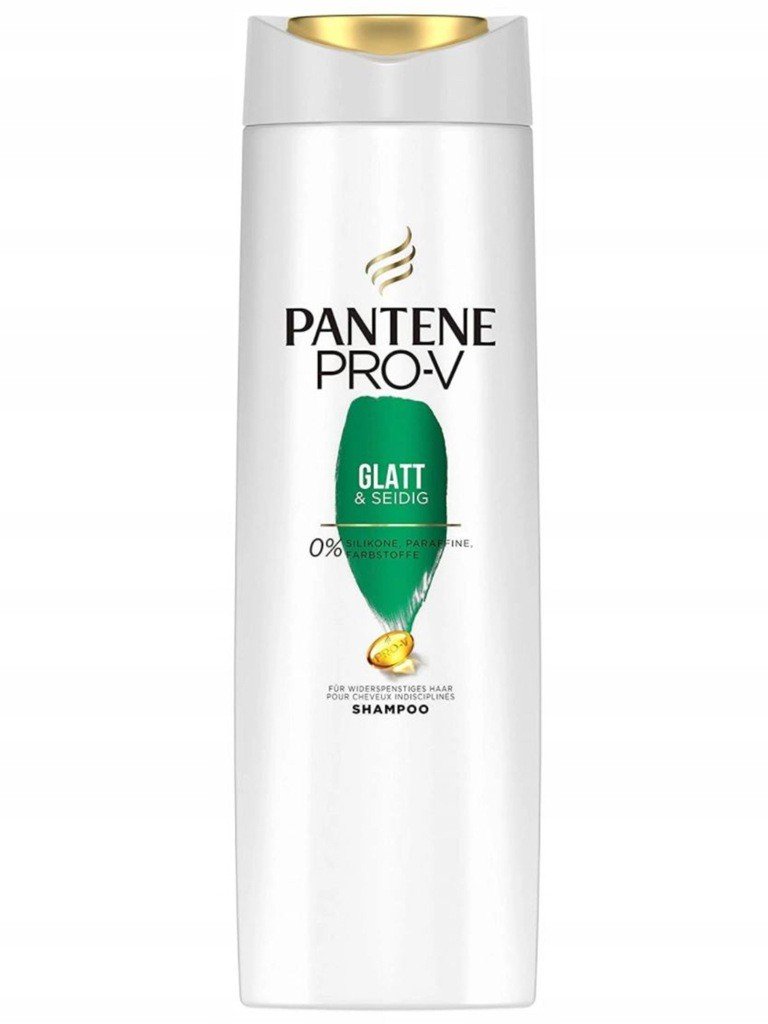 Pantene, Pro-V Glatt & Seidig, Wygładzający szampon do włosów, 300 ml