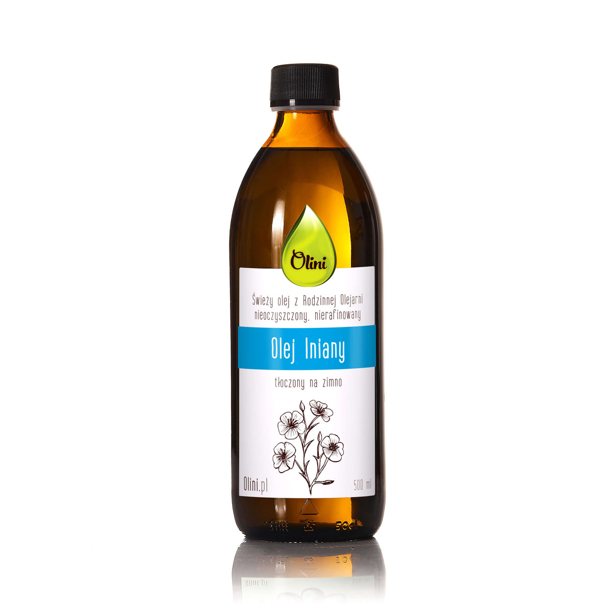 Olej Lniany 500 Ml Olini