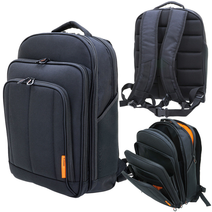 Plecak Na Laptop Notebook Pojemny Czarny Biznesowy