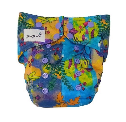 Pieluszka z kieszonką OS dwurzędowa MAGICZNY LAS