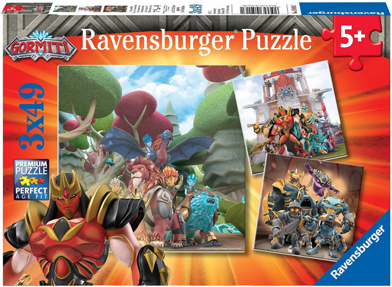 Ravensburger Puzzle Gormiti 3x49 050161 4+ 9616440856