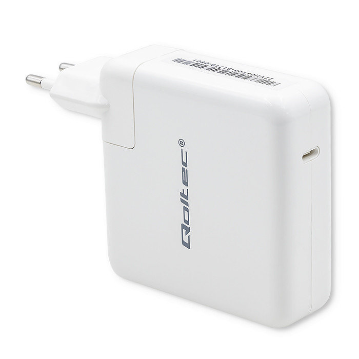 Qoltec Ładowarka Sieciowa Fast 96W 5-20V 3- 4.7A Usb C Pd Biała