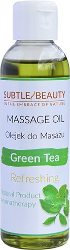 Subtle Beauty Relaksujący Naturalny olejek do masażu Zielona Herbata 140ml