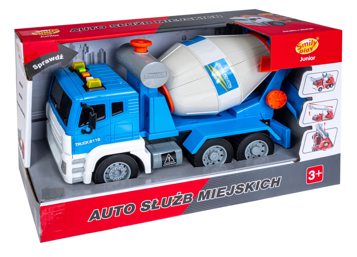 Auto służb miejskich, Betoniarka, 1/18