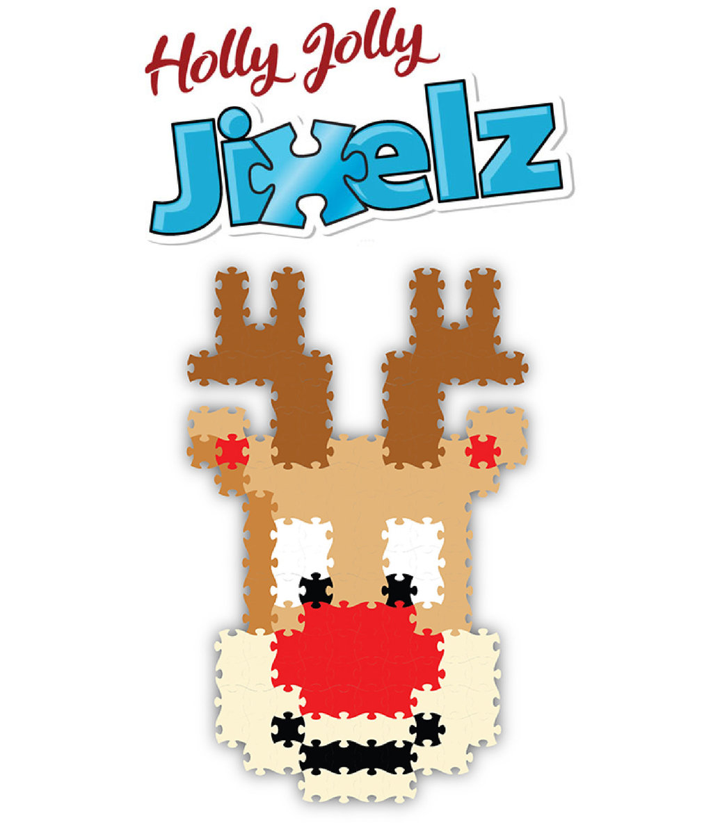 Puzzle Puzzelki Pixelki Jixelz Bombka Renifer Qelements