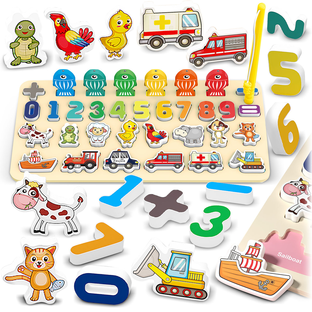 Ricokids, Tablica Edukacyjna, Zabawka, Układanka, Sorter