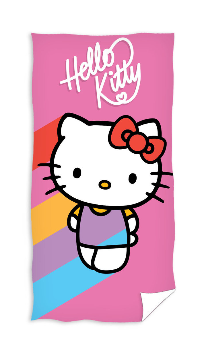 Ręcznik kąpielowy, Hello Kitty, 70x140 cm