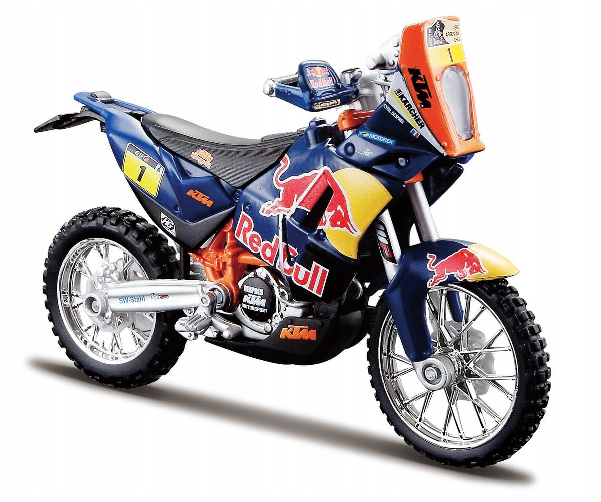 Ktm 450 Rally Wyścig Dakar 1:18 Bburago 18-51071