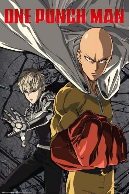 One Punch Man Saitama And Genos - Plakat