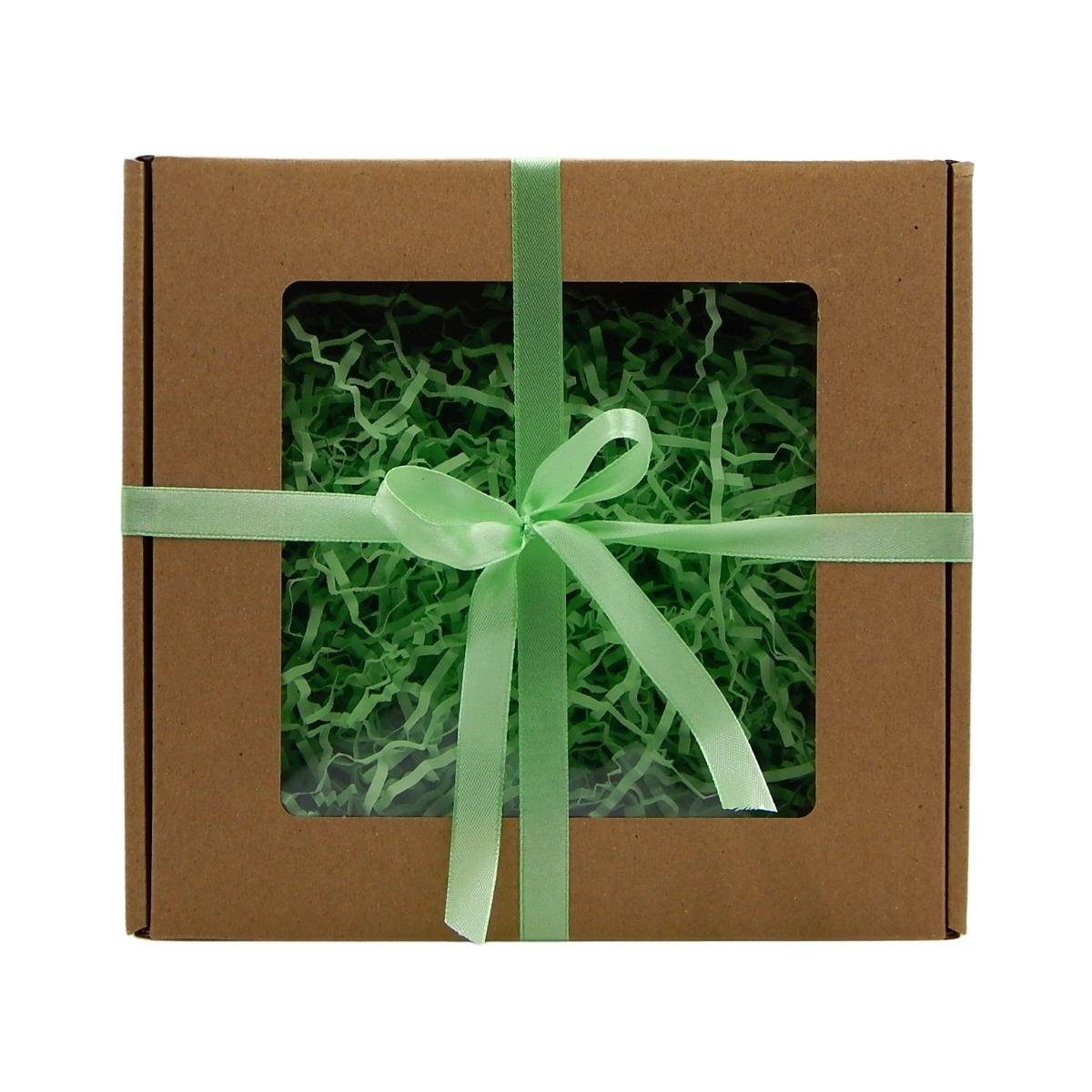 Pudełko Fasonowe, Wypełniacz, Wstążka, Z46-Zielony