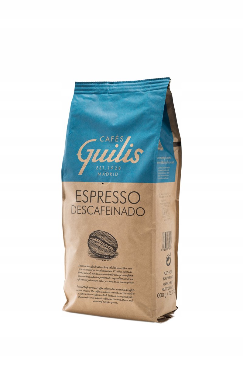 Kawa Ziarnista Bezkofeinowa Cafeś Guilis 1Kg