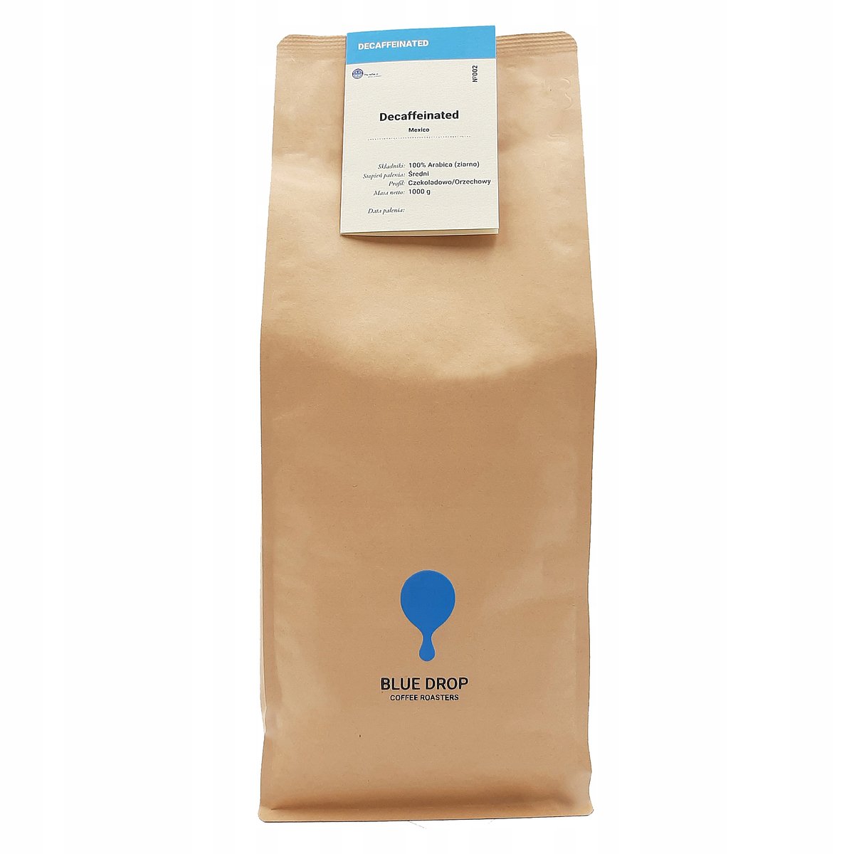 Kawa ziarnista Bezkofeinowa 100% Arabica 1kg