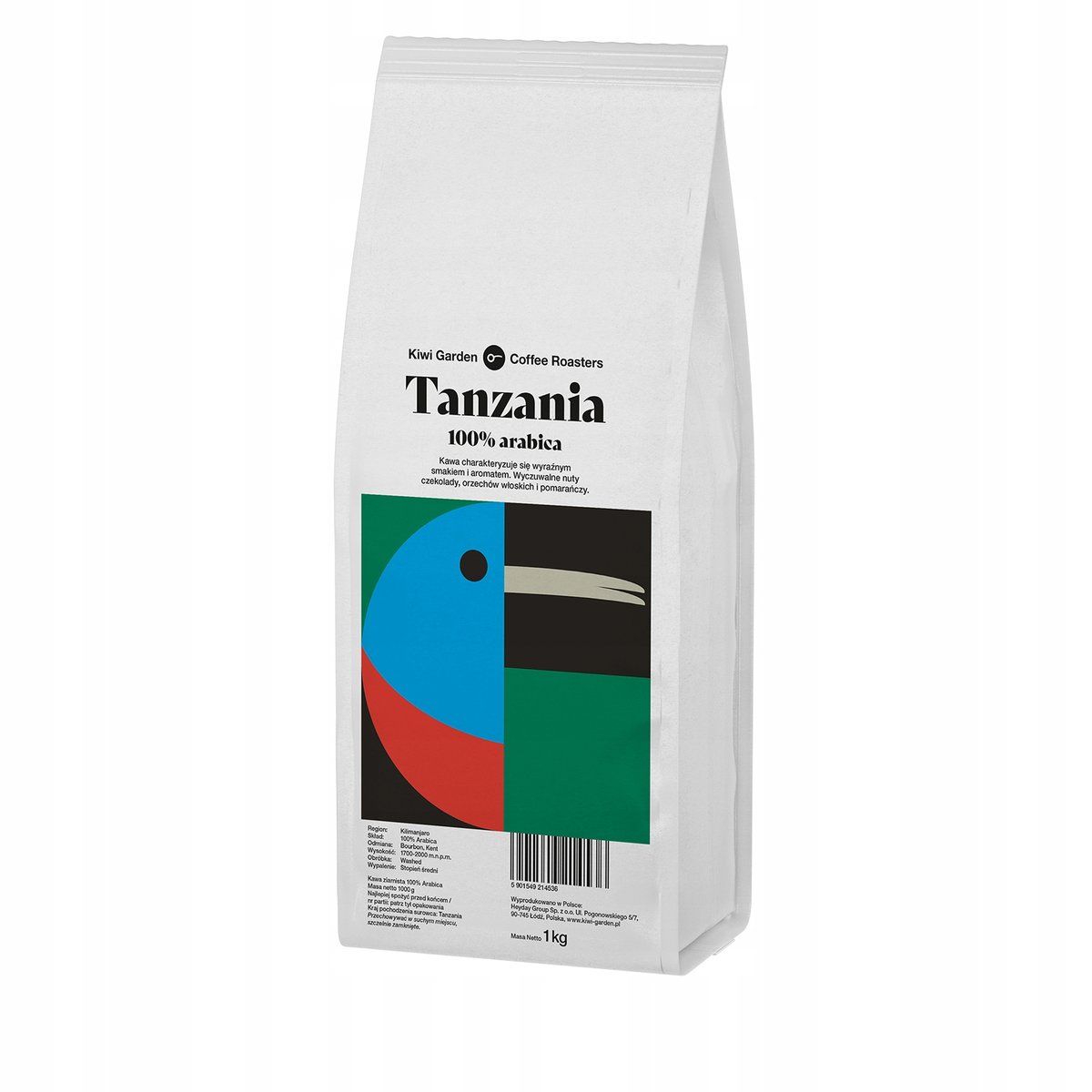Kawa Ziarnista Świeżo Palona Tanzania Arabika 100%