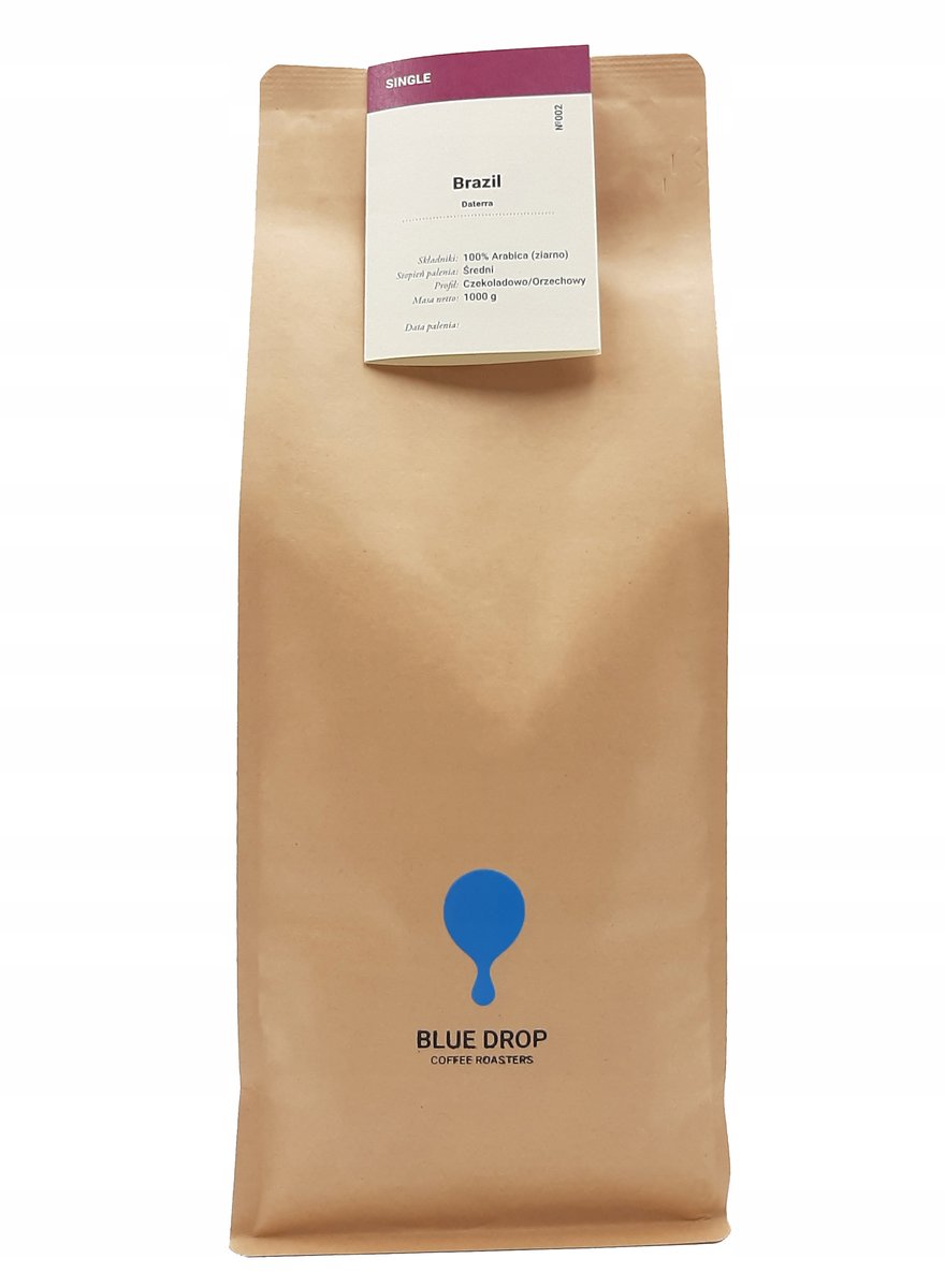 Blue Drop Blue Drop Brasil Daterra 1Kg Ziarno Blue Drop