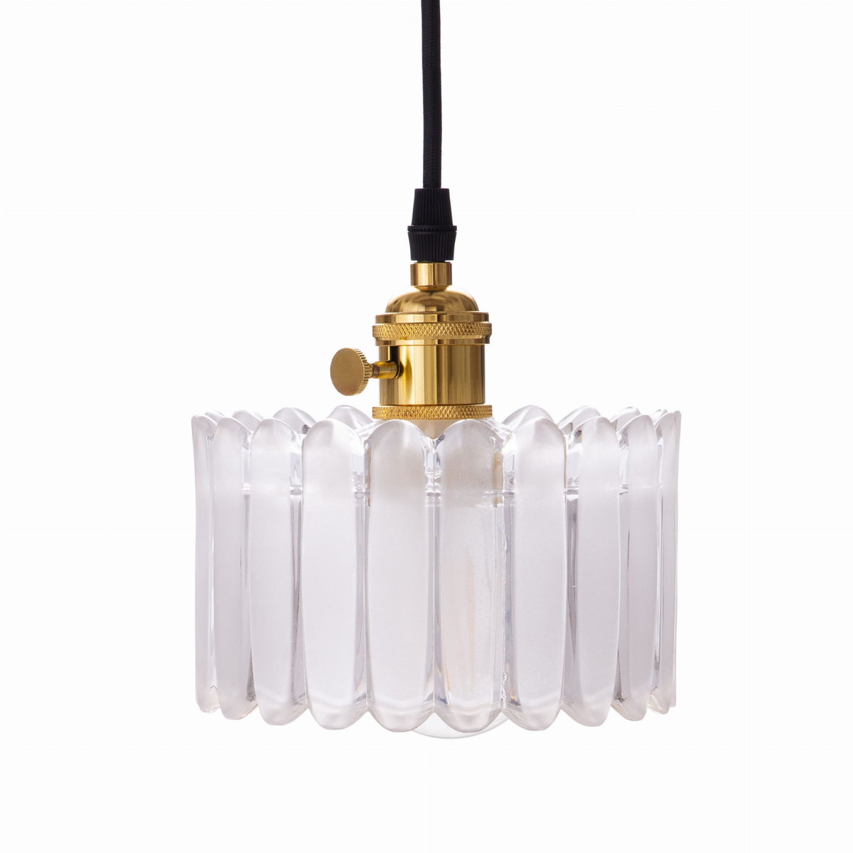 Lampa wisząca szklana CAKE przezroczysta