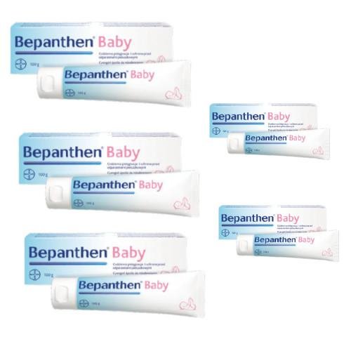 Zestaw Bepanthen Baby, 3X 100G + 2X 30G