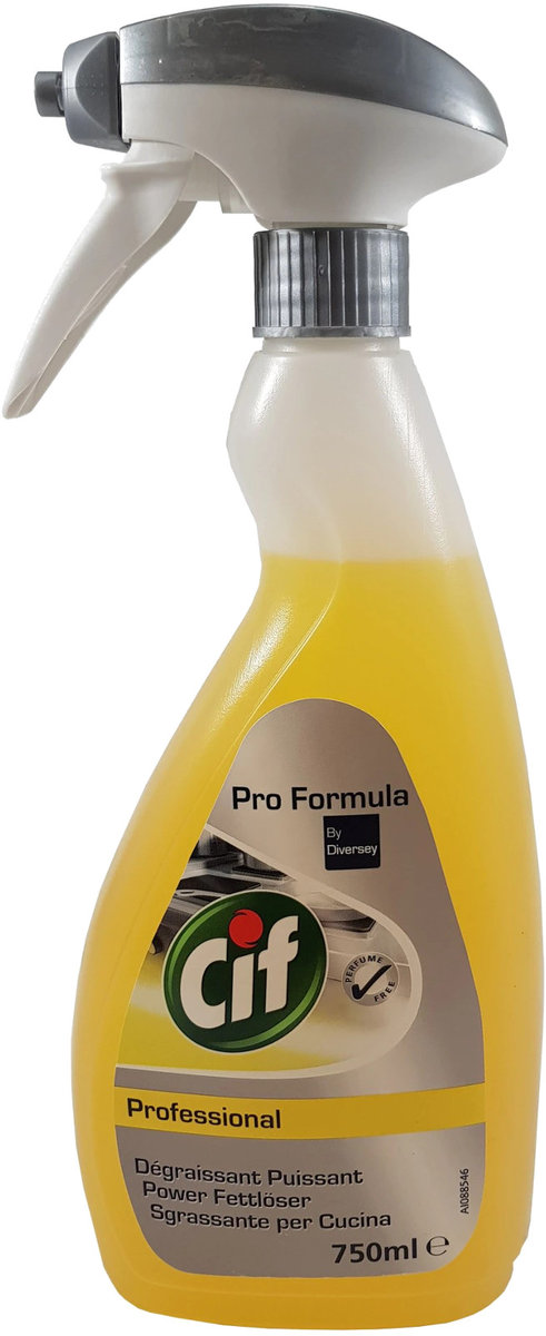 Cif Professional - Odtłuszczacz Do Kuchni W Sprayu 750 Ml