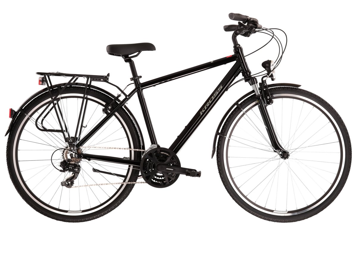 Kross Trans 1.0 SK 28 cali Męski Czarny/szary 2023