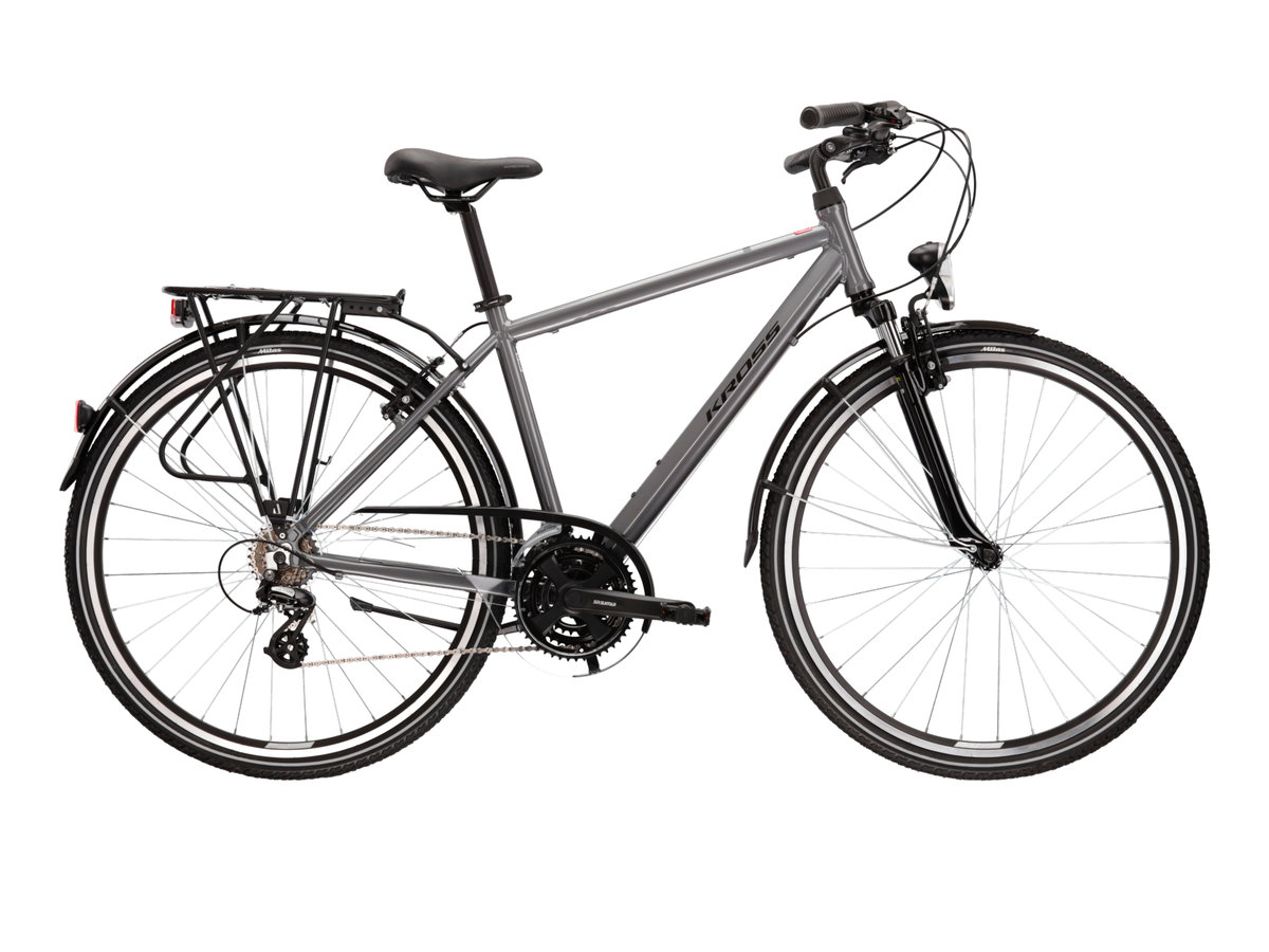 Męski Rower trekkingowy KROSS TRANS 2.0 – Czarny