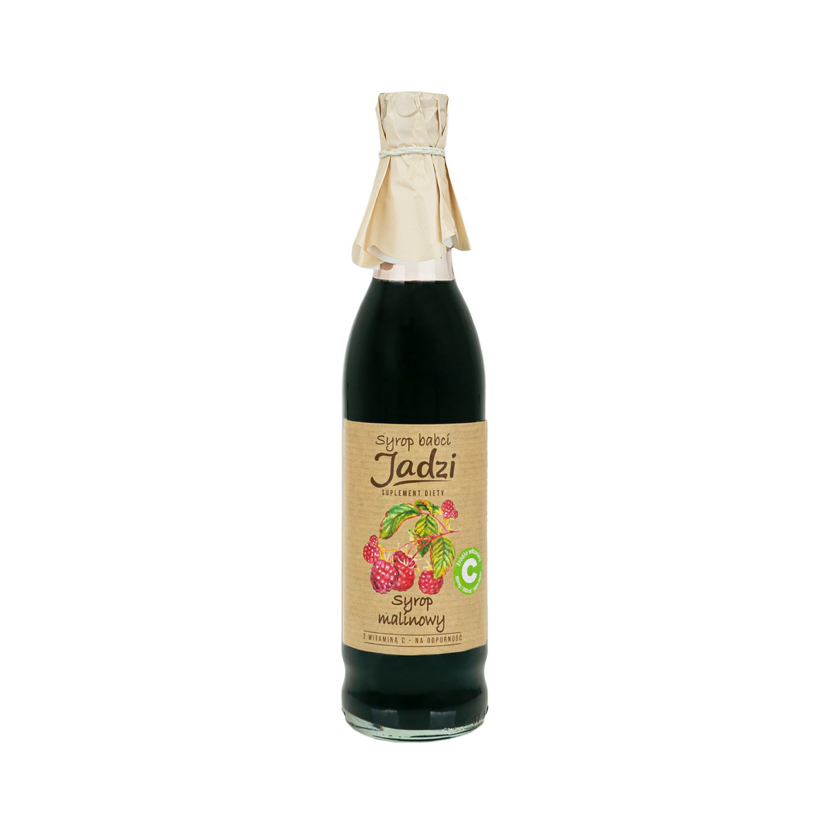 Syrop Babci Jadzie O Smaku Malinowym 420 Ml