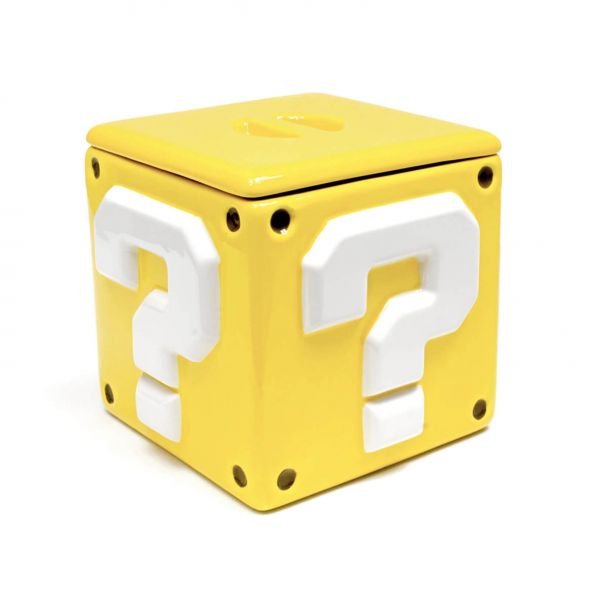 Super Mario Question Mark Block - Pojemnik Z Pokrywką