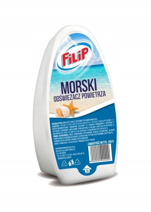 Delko FILIP FRESH Odświeżacz powietrza żelowy Morski 150g
