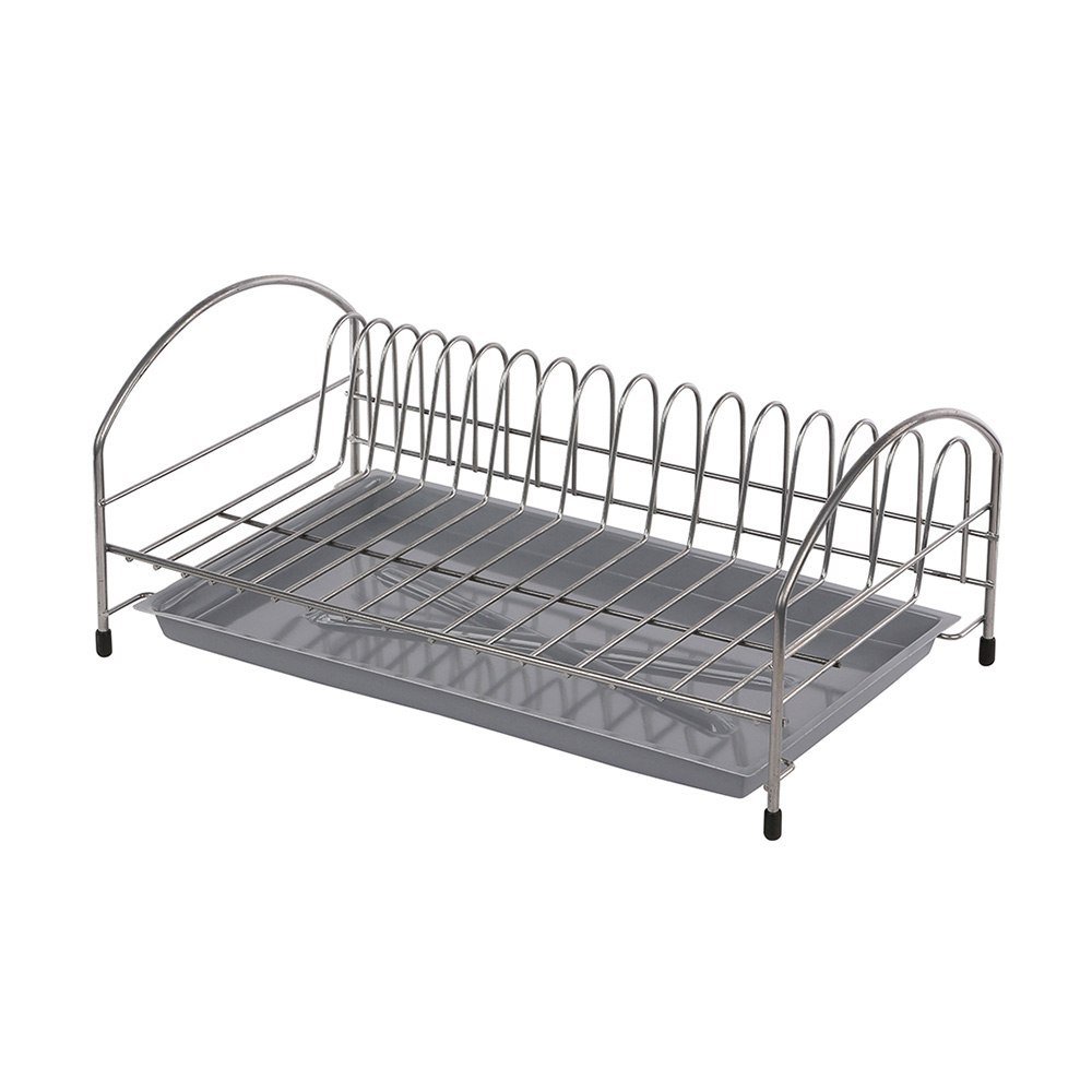 Altom SUSZARKA DO NACZYŃ 1-POZIOMOWA 40CM Z TACKĄ 1G CHROM 5907800100730