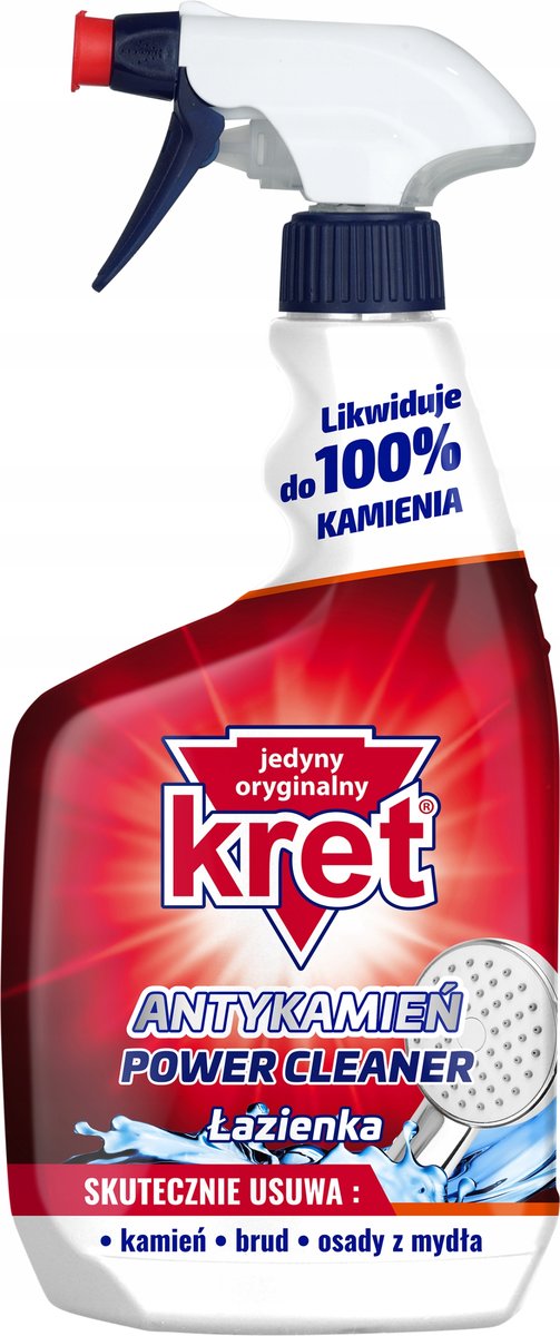 Kret Odkamieniacz Do Łazienki W Sprayu 620 Ml