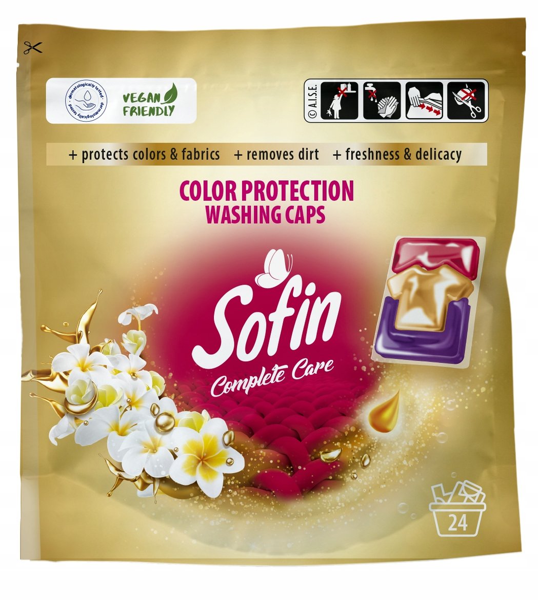 SOFIN Kapsułki do prania tkanin kolorowych 24 szt